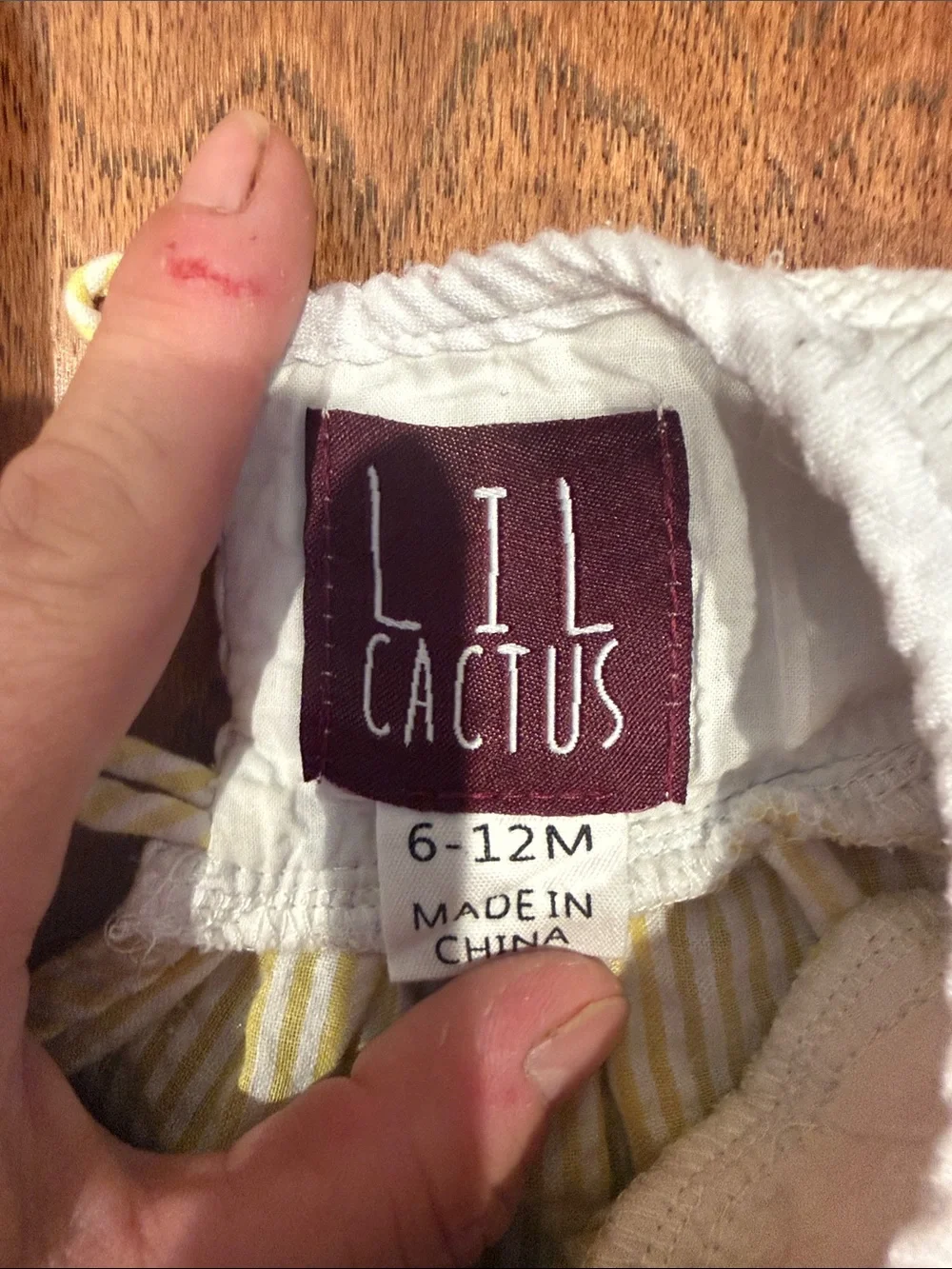 Cactus Yellow Stripe Smocked Dress